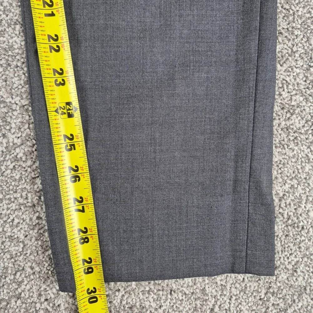 J. Hilburn‎ Dress Pants Mens 33x29.5 Gray Vitale Barberis Canonico Wool